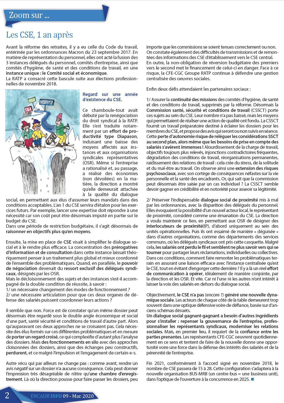 Encadr'INFO n°9