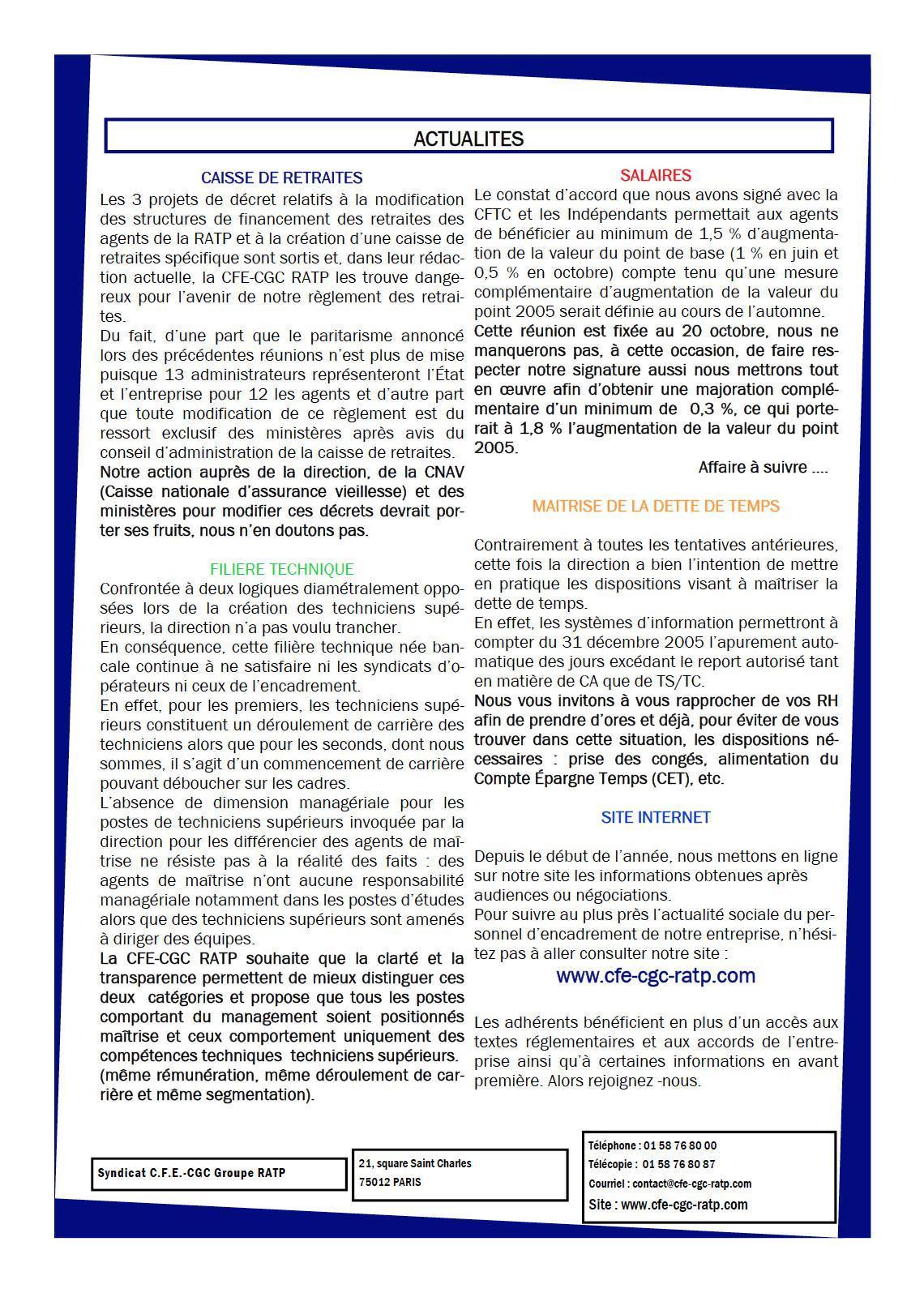 Encadr'ACTU CPA CET mobilité
