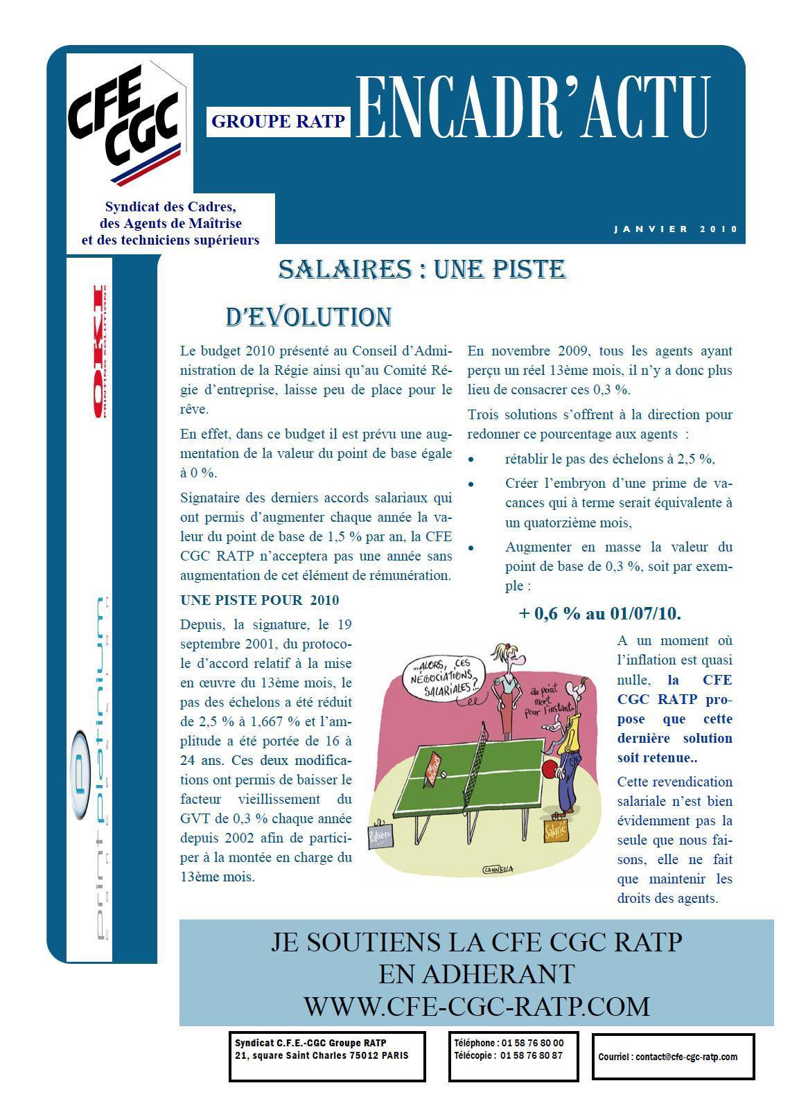 Encadr'ACTU salaires