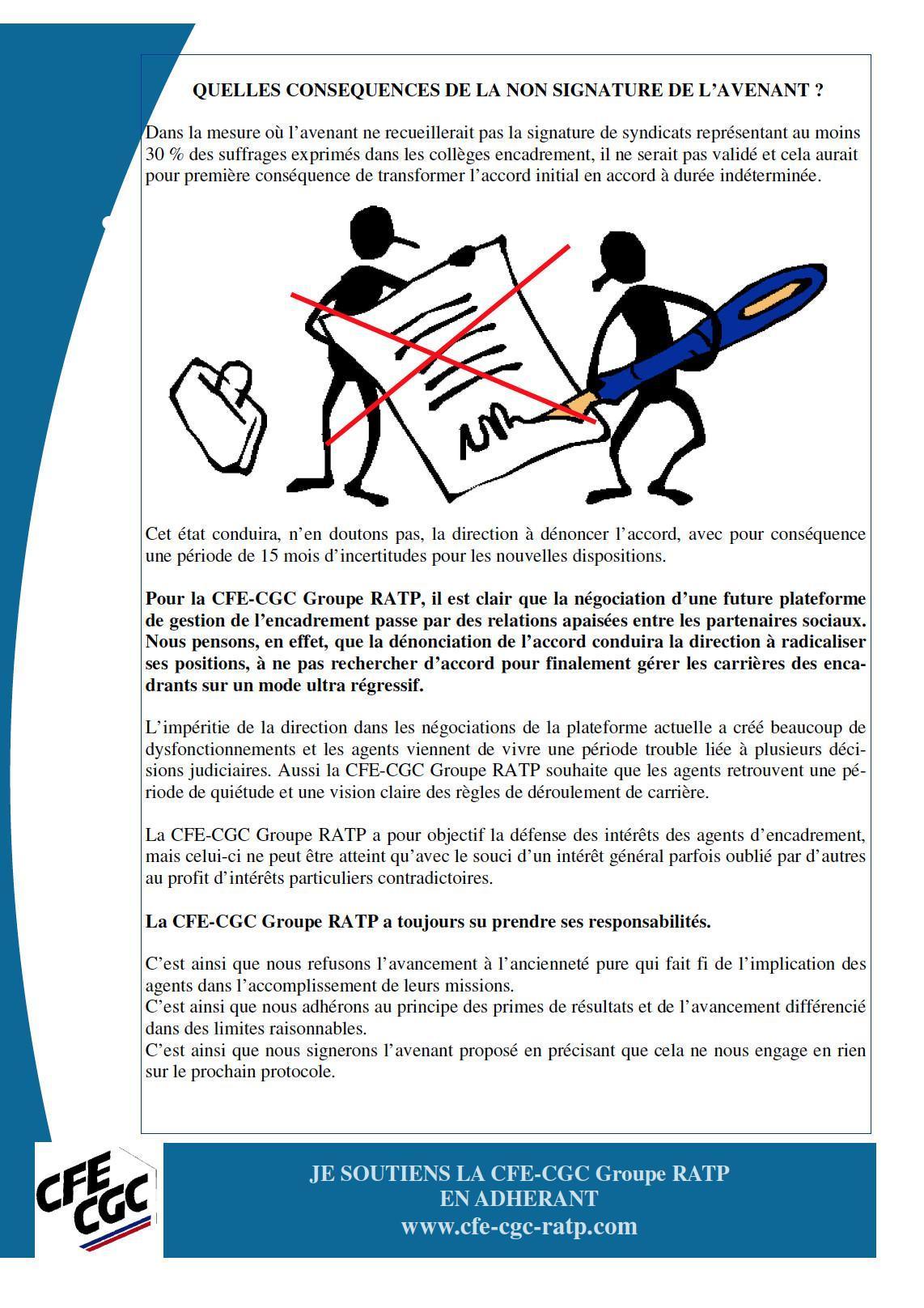 Info 2 plate-forme encadrement