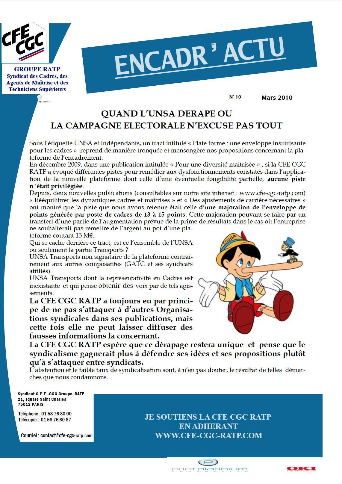 Encadr'ACTU n°10