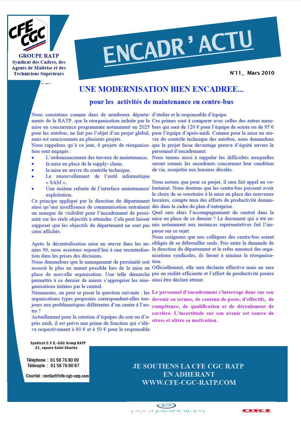 Encadr'ACTU n°11