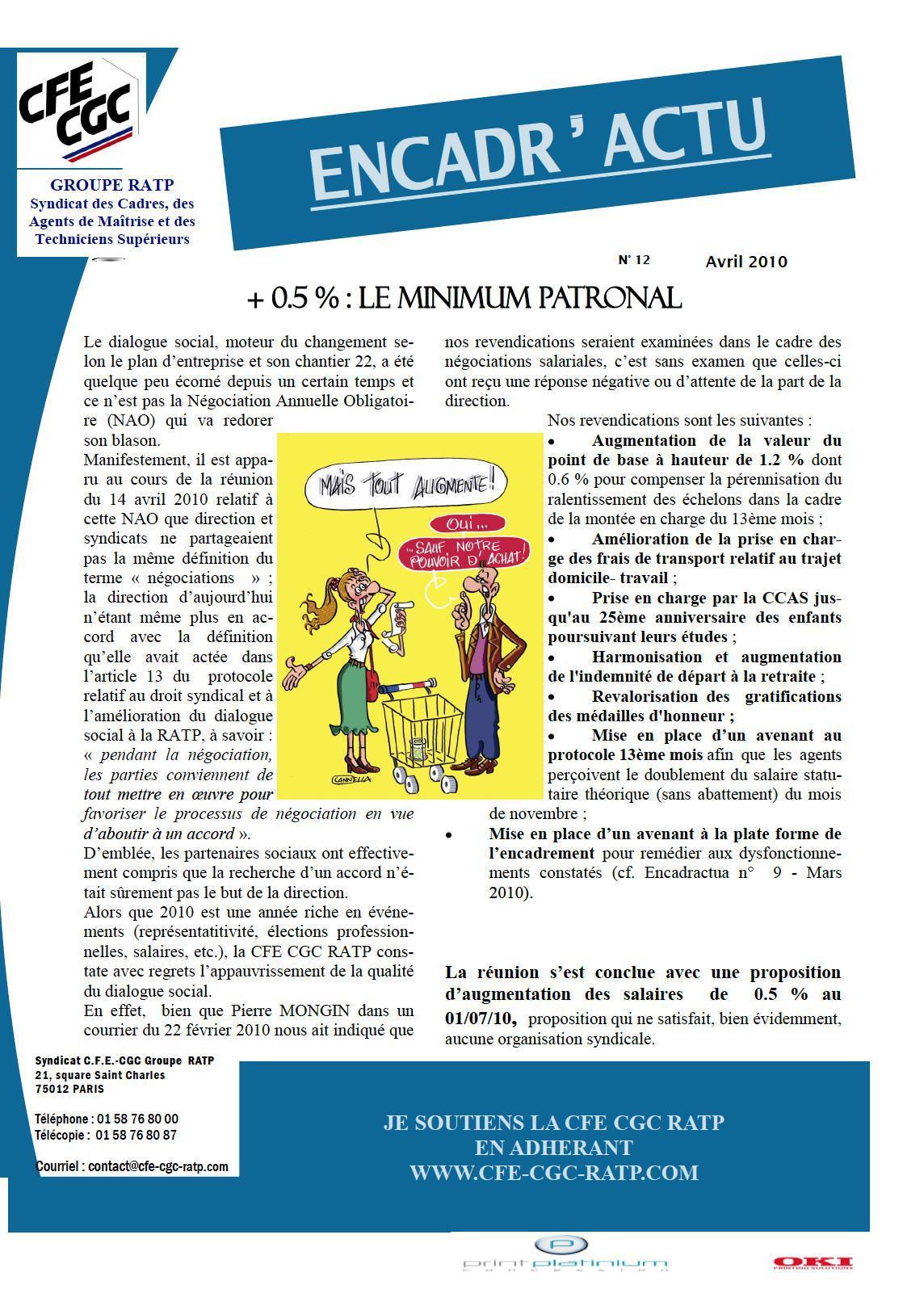 Encadr'ACTU n°12