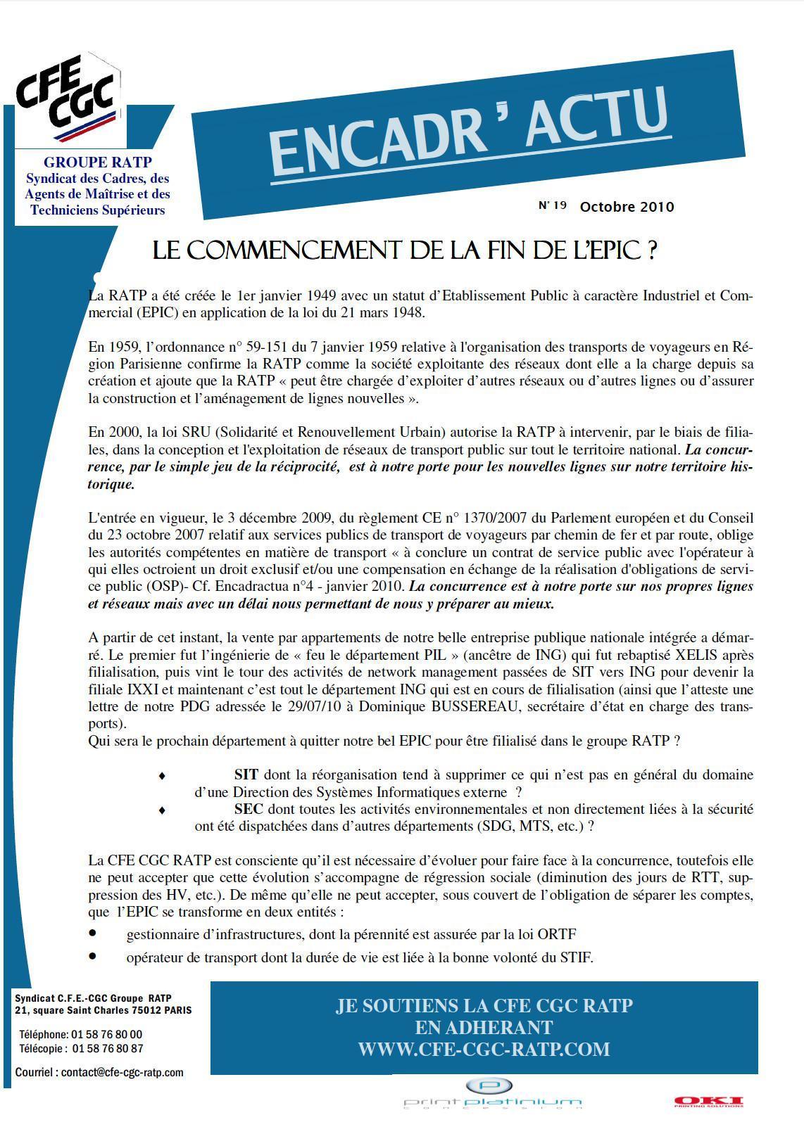 Encadr'ACTU n°19