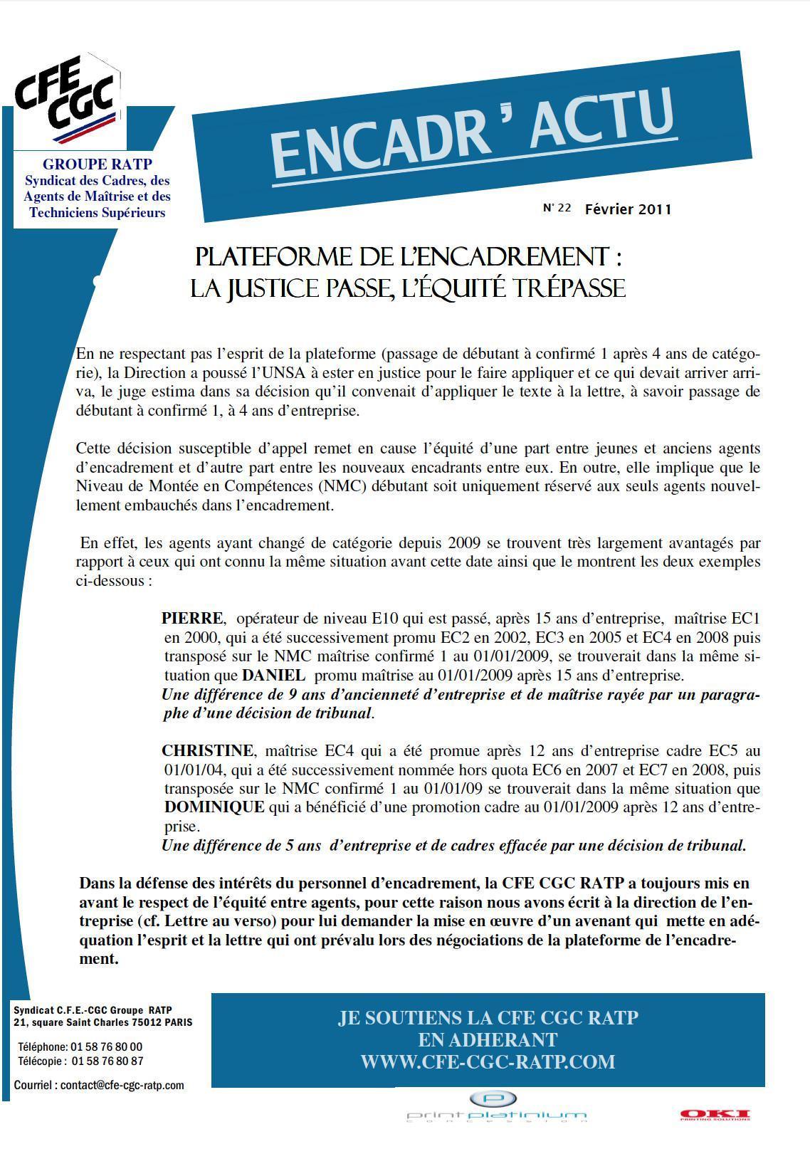 Encadr'ACTU n°22