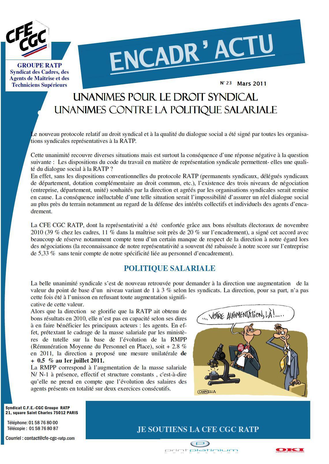 Encadr'ACTU n°23