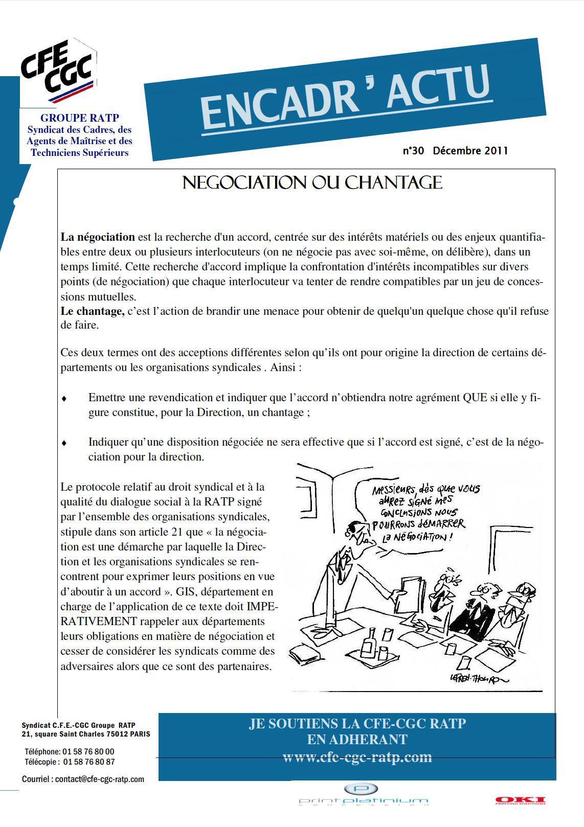 Encadr'ACTU n°30