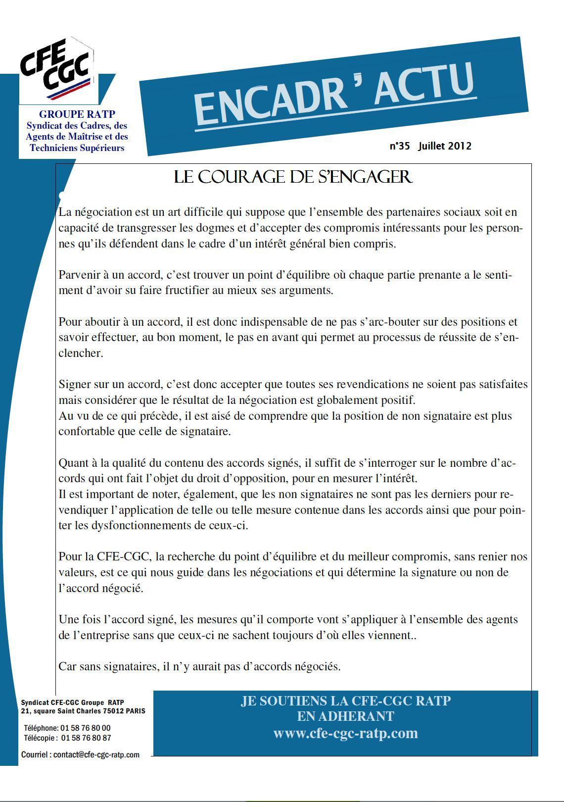 Encadr'ACTU n°35