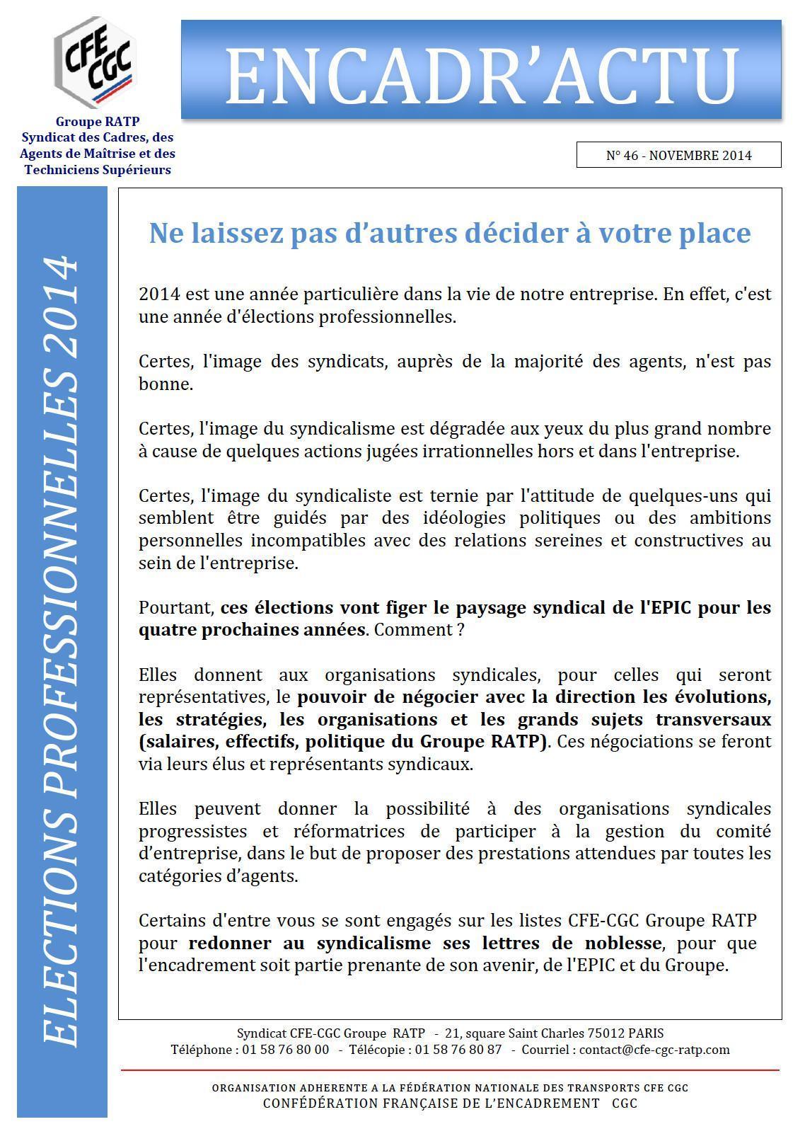 Encadr'ACTU n°46