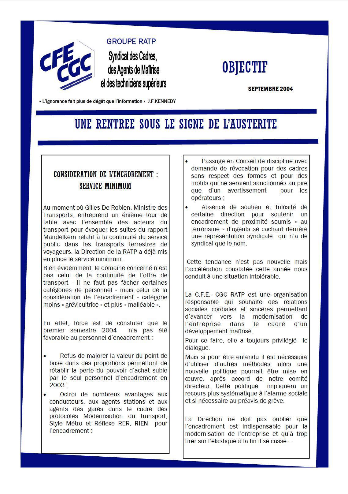 Encadr'ACTU austérité