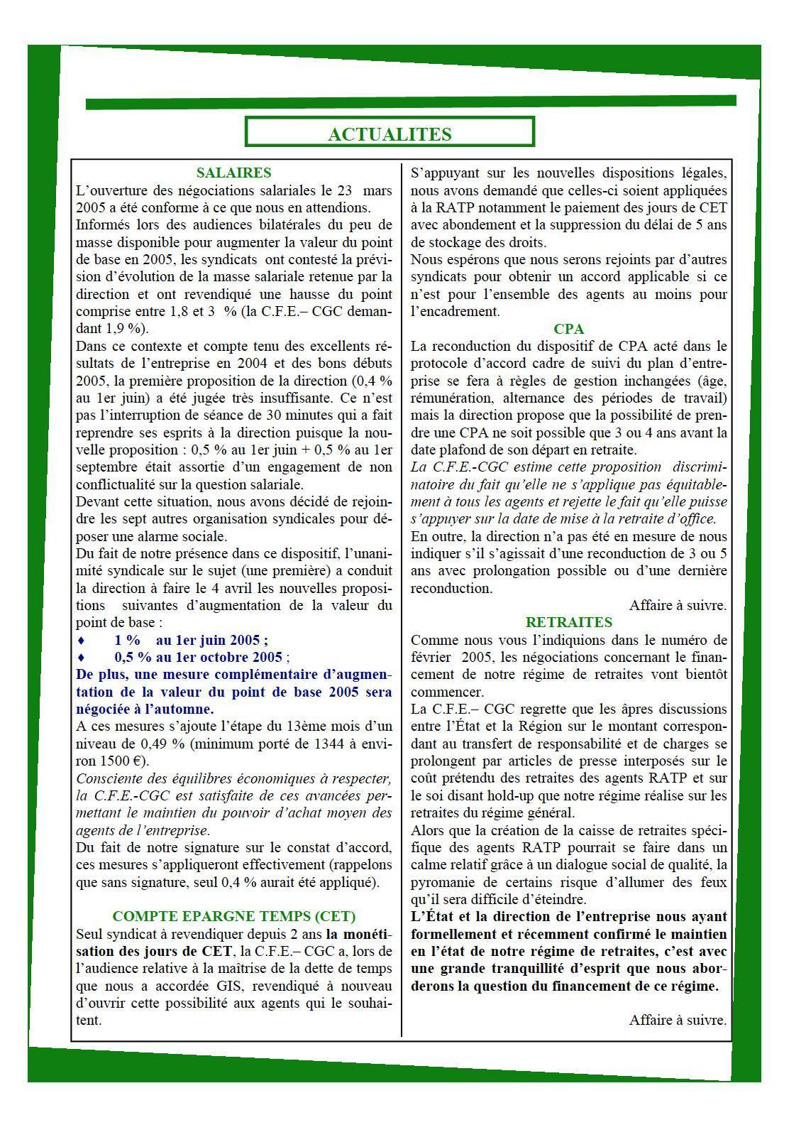 Encadr'ACTU harcèlement moral