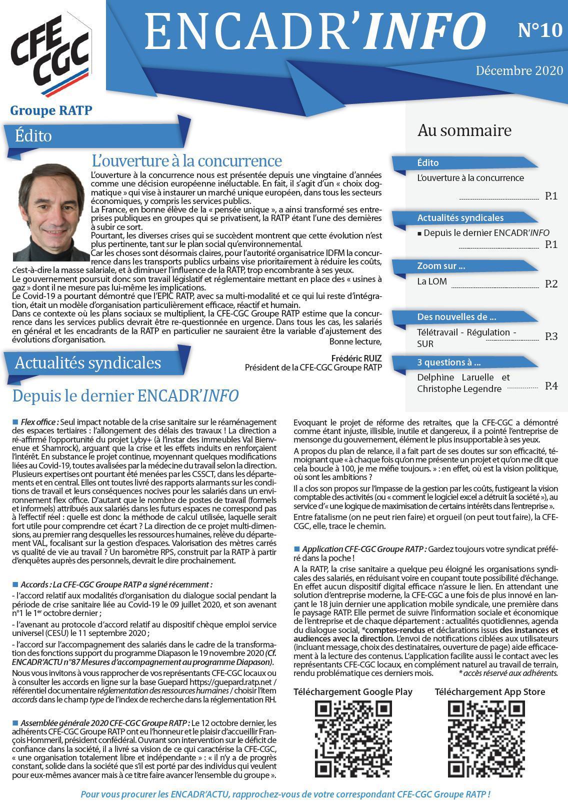 Encadr'INFO n°10