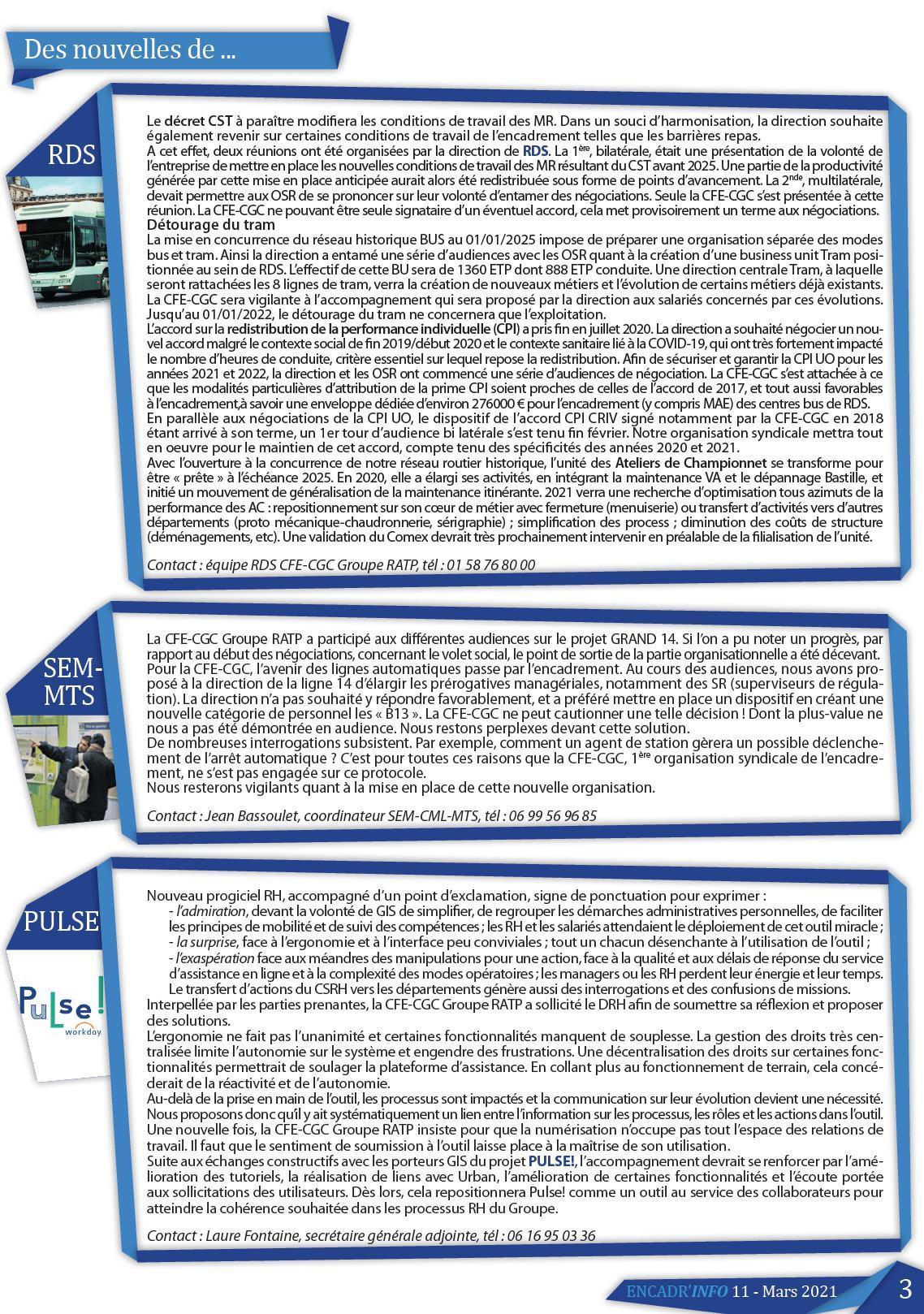 Encadr'INFO n°11