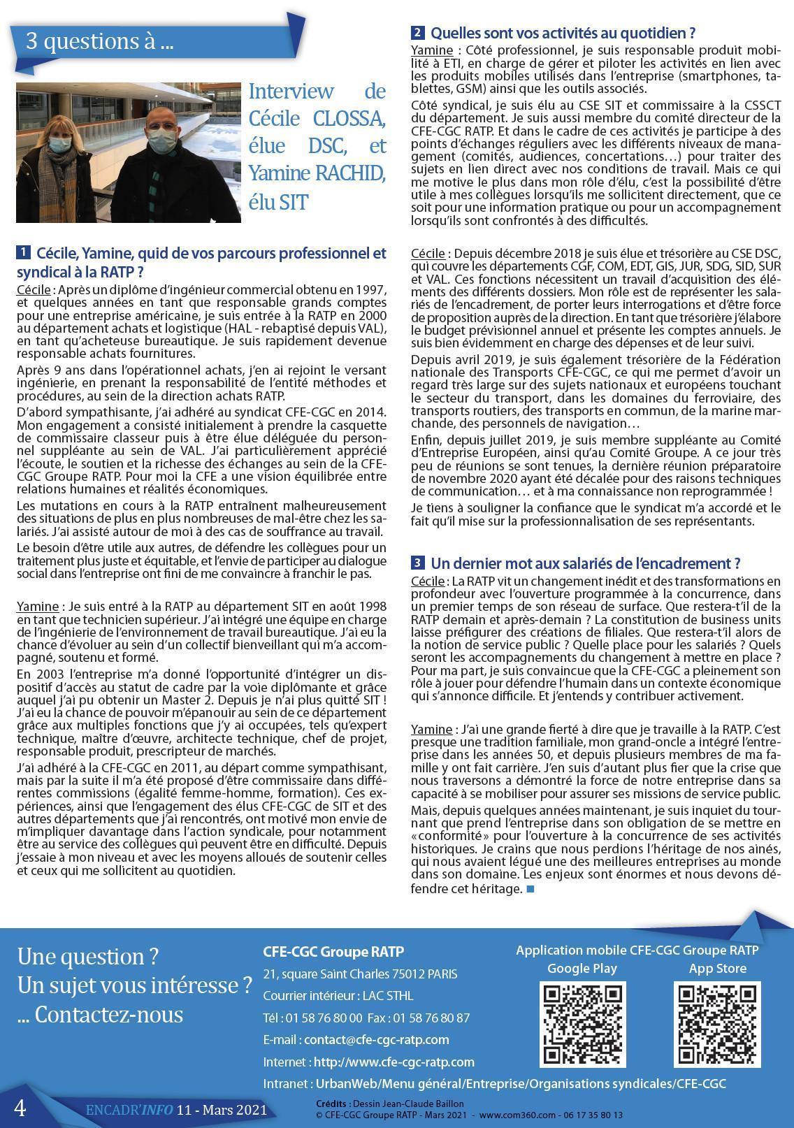 Encadr'INFO n°11