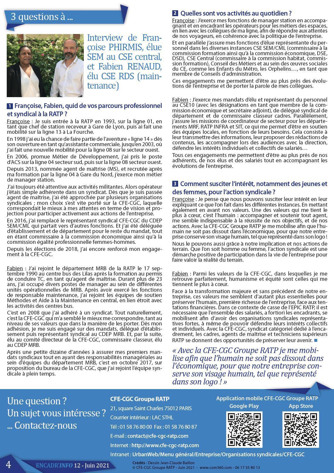 Encadr'INFO n°12