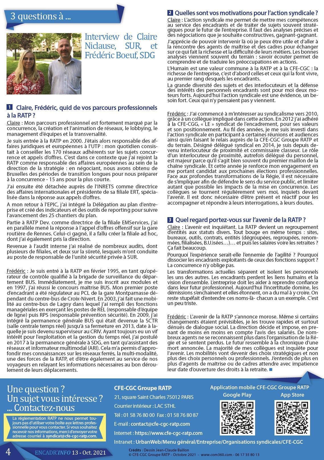 Encadr'INFO n°13