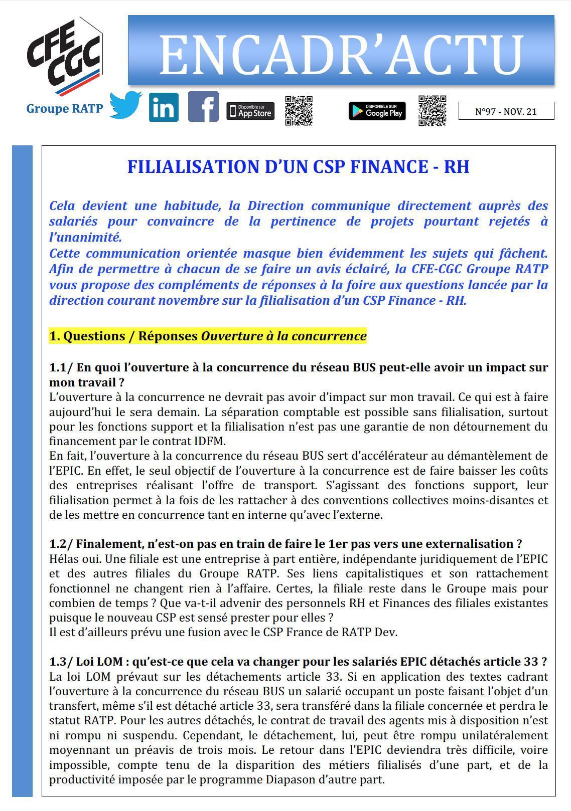 Encadr'ACTU n°97