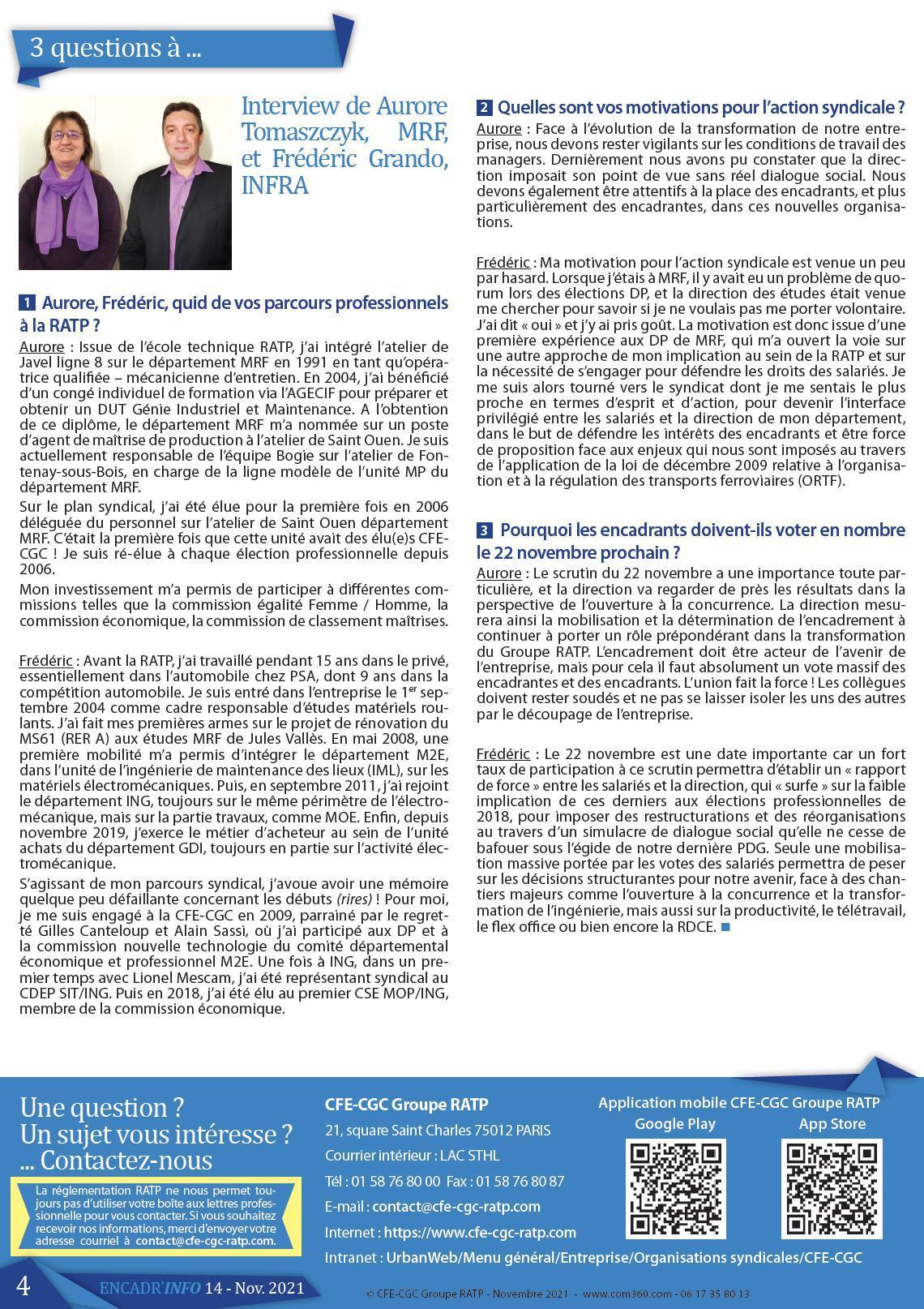 Encadr'INFO n°14