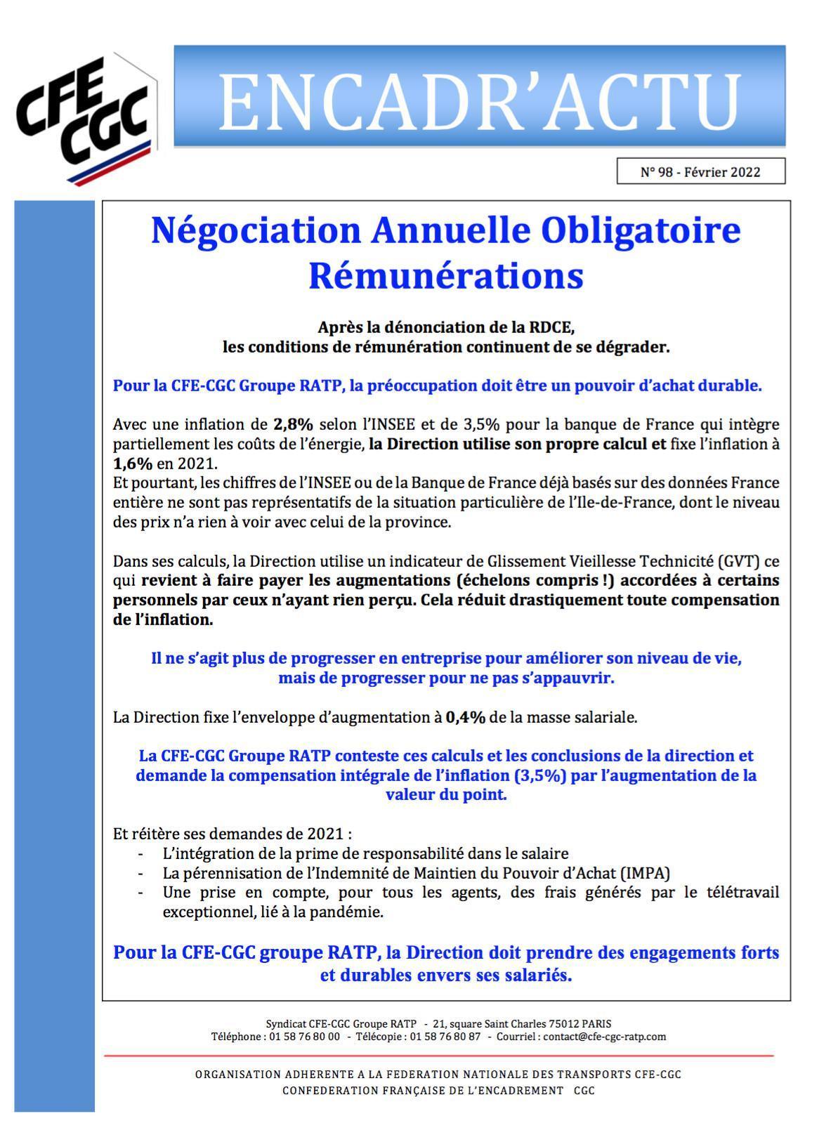 Encadr'ACTU n°98