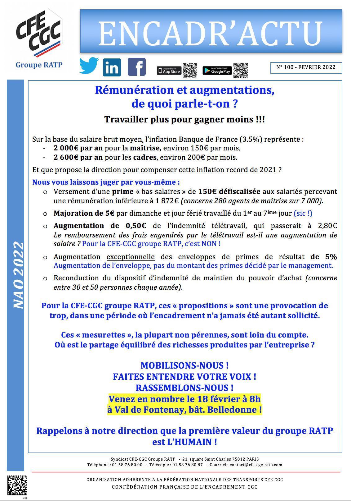 Encadr'ACTU n°100