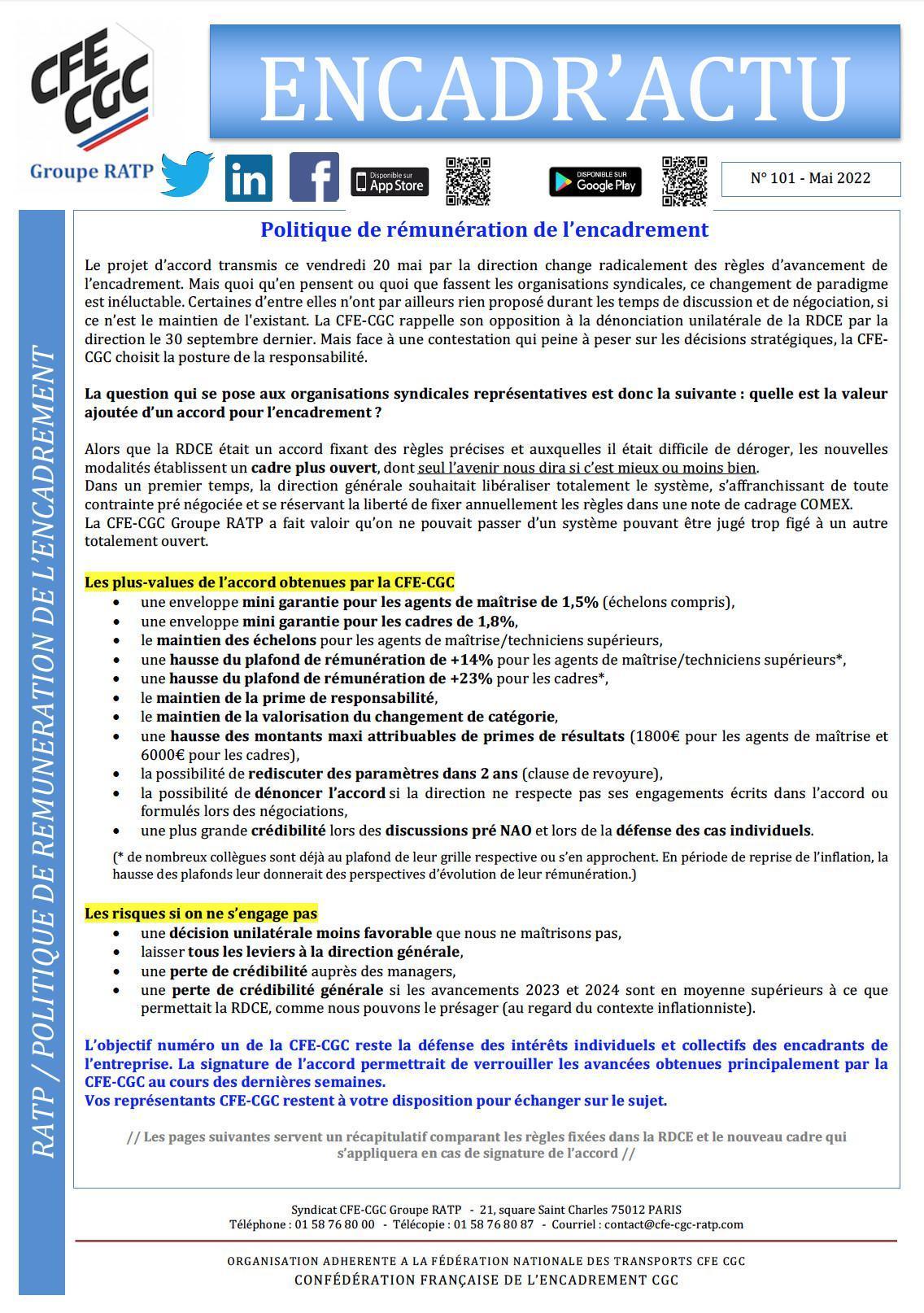Encadr'ACTU n°101
