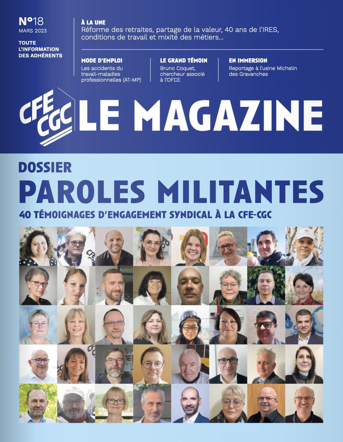 Le magazine CFE-CGC n°18 mars 2023