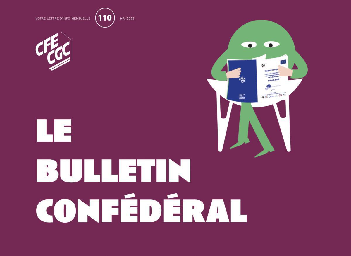 Le Bulletin confédéral n°110 mai 2023