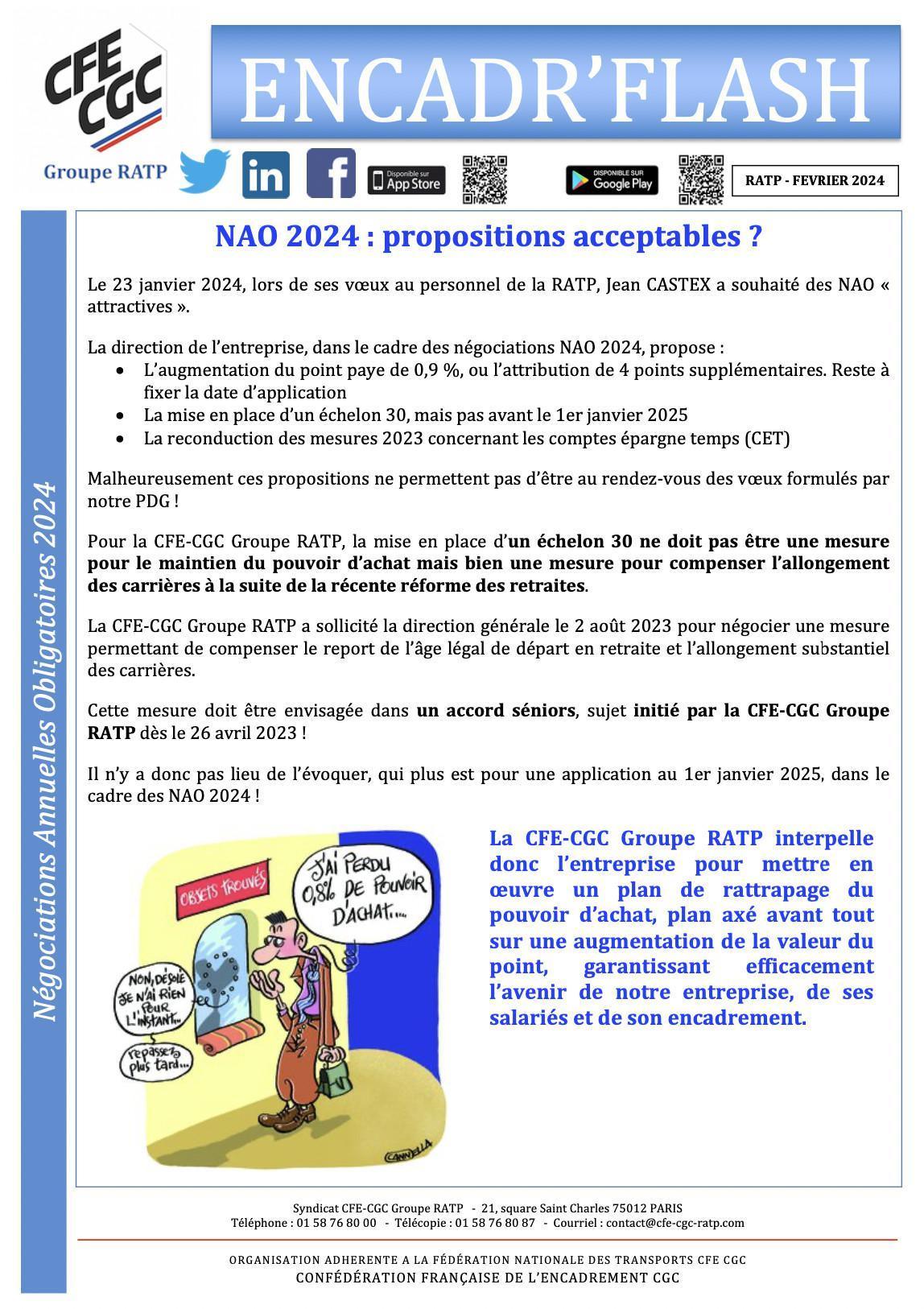 NAO 2024 : propositions acceptables ?