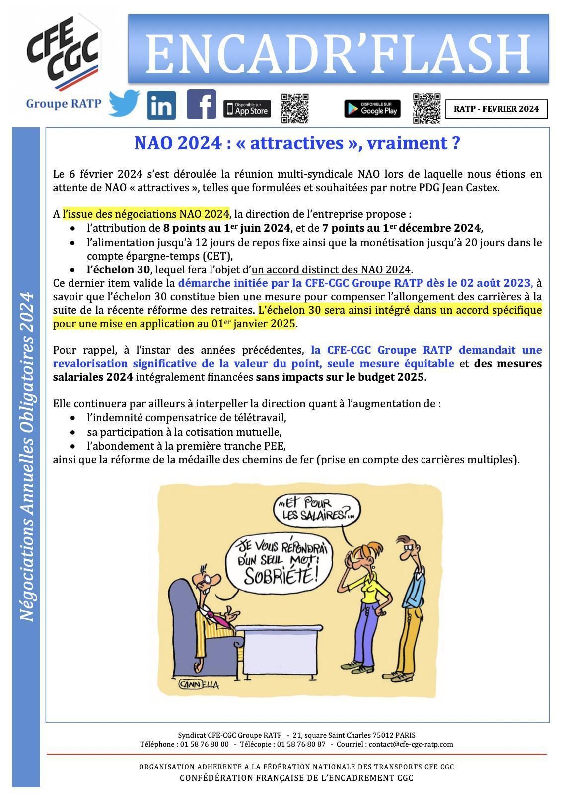 NAO 2024 : "attractives", vraiment ?
