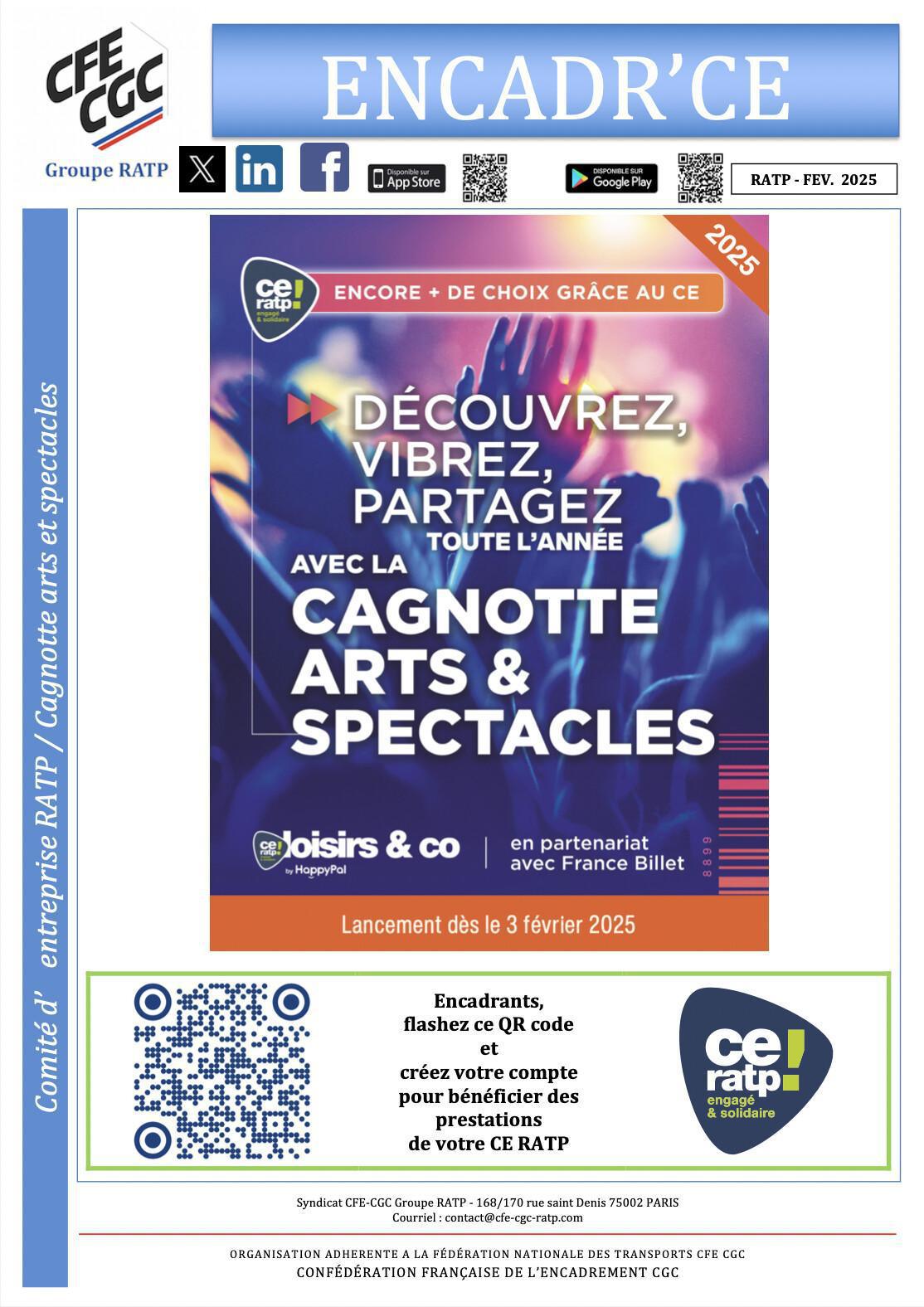 CE RATP - Cagnotte arts et spectacles