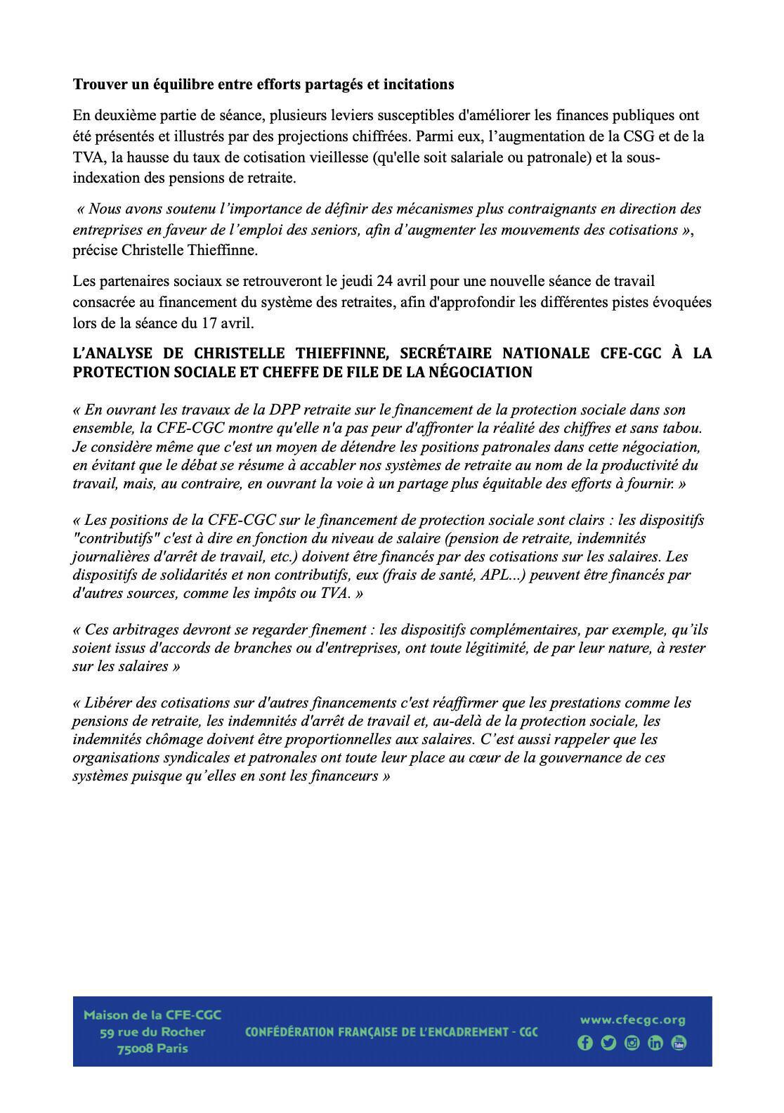 Retraites : les partenaires sociaux ouvrent le chantier du financement