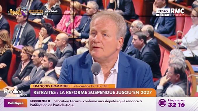 Budget Lecornu 2, réforme des retraites : François Hommeril réagit Budget Lecornu 2, réforme des retraites : François Hommeril réagit