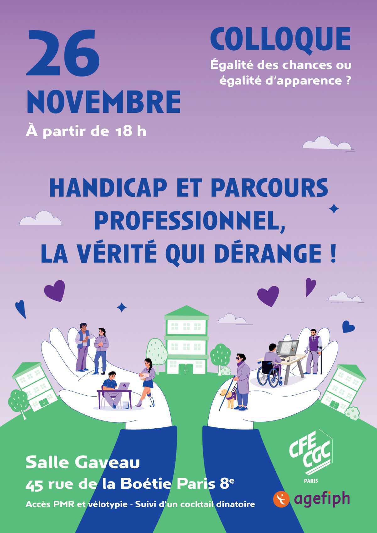 Handicap et parcours professionnel, la vérité qui dérange ! Handicap et parcours professionnel, la vérité qui dérange !