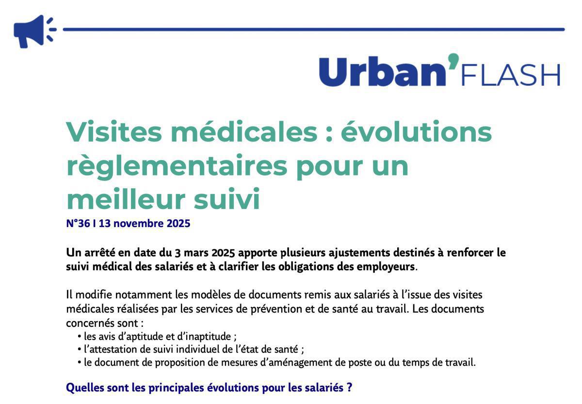 Visites médicales : évolutions règlementaires pour un meilleur suivi