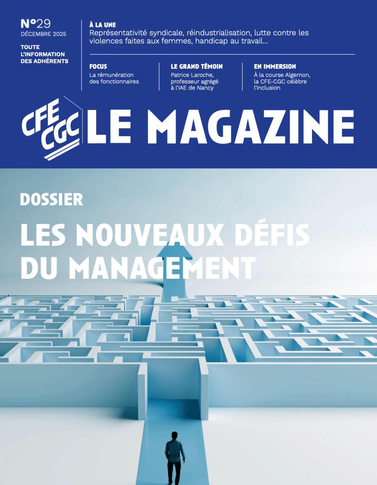 Le magazine CFE-CGC n°29 décembre 2025