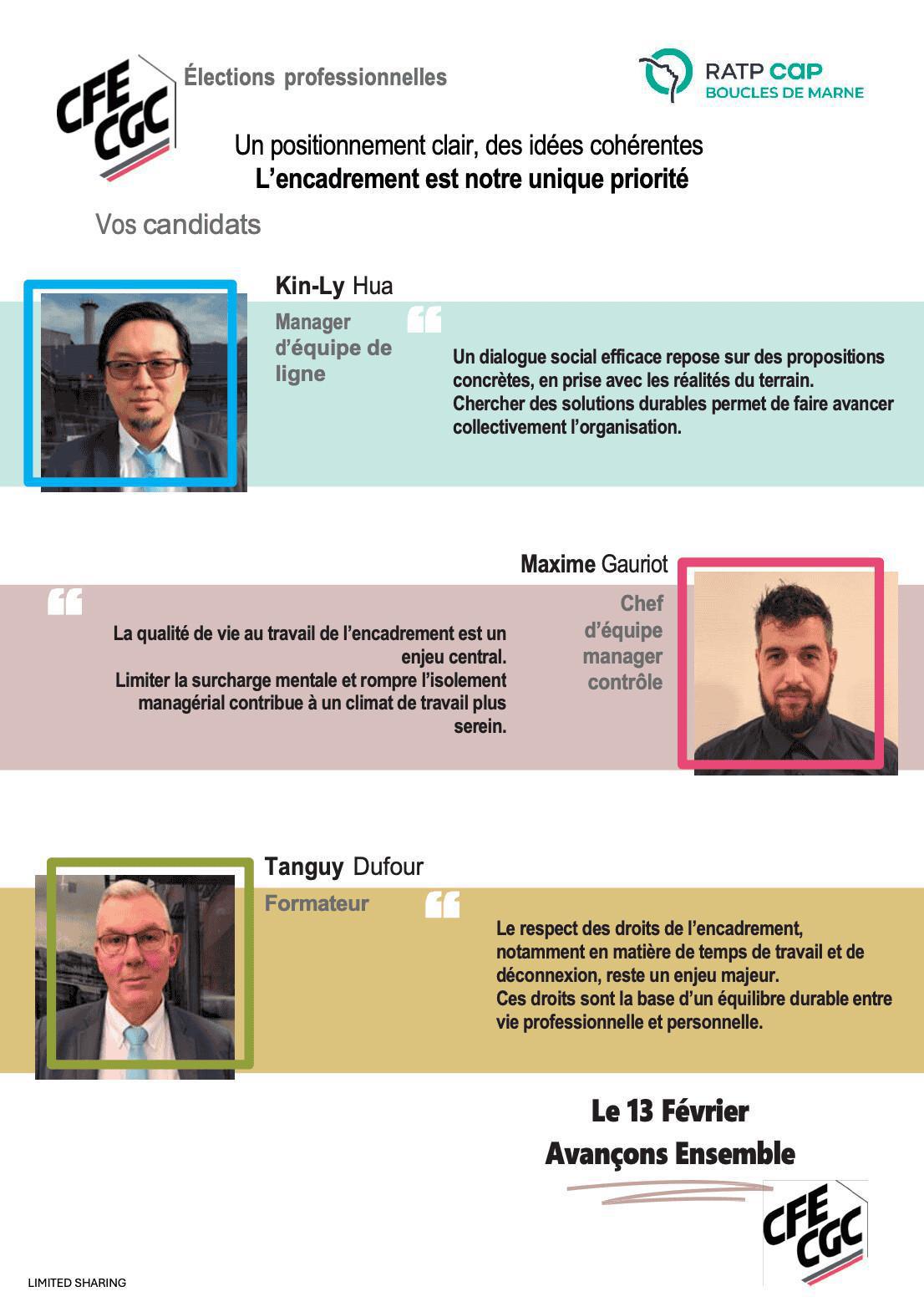 Elections professionnelles RATP CAP Boucles de Marne