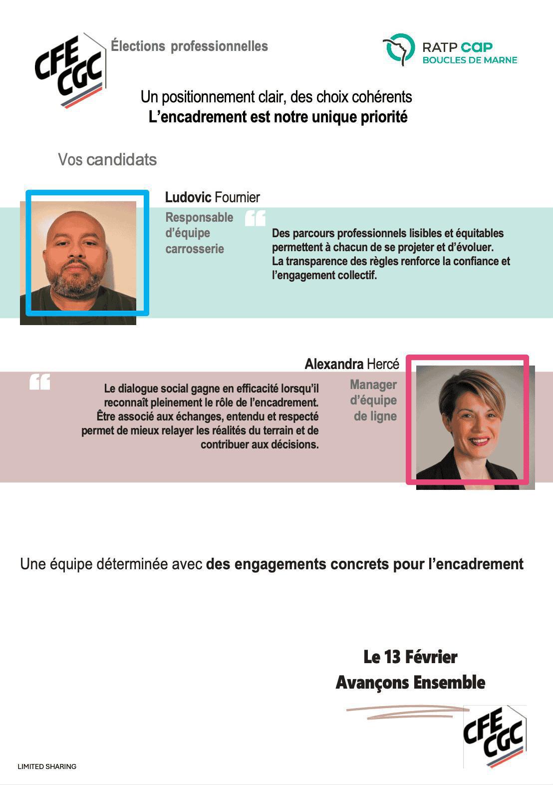 Elections professionnelles RATP CAP Boucles de Marne