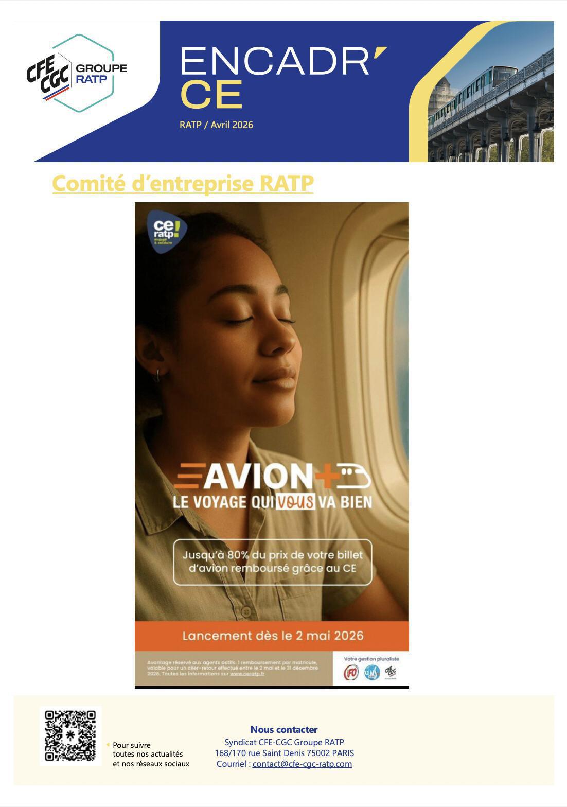 CE RATP - Avion