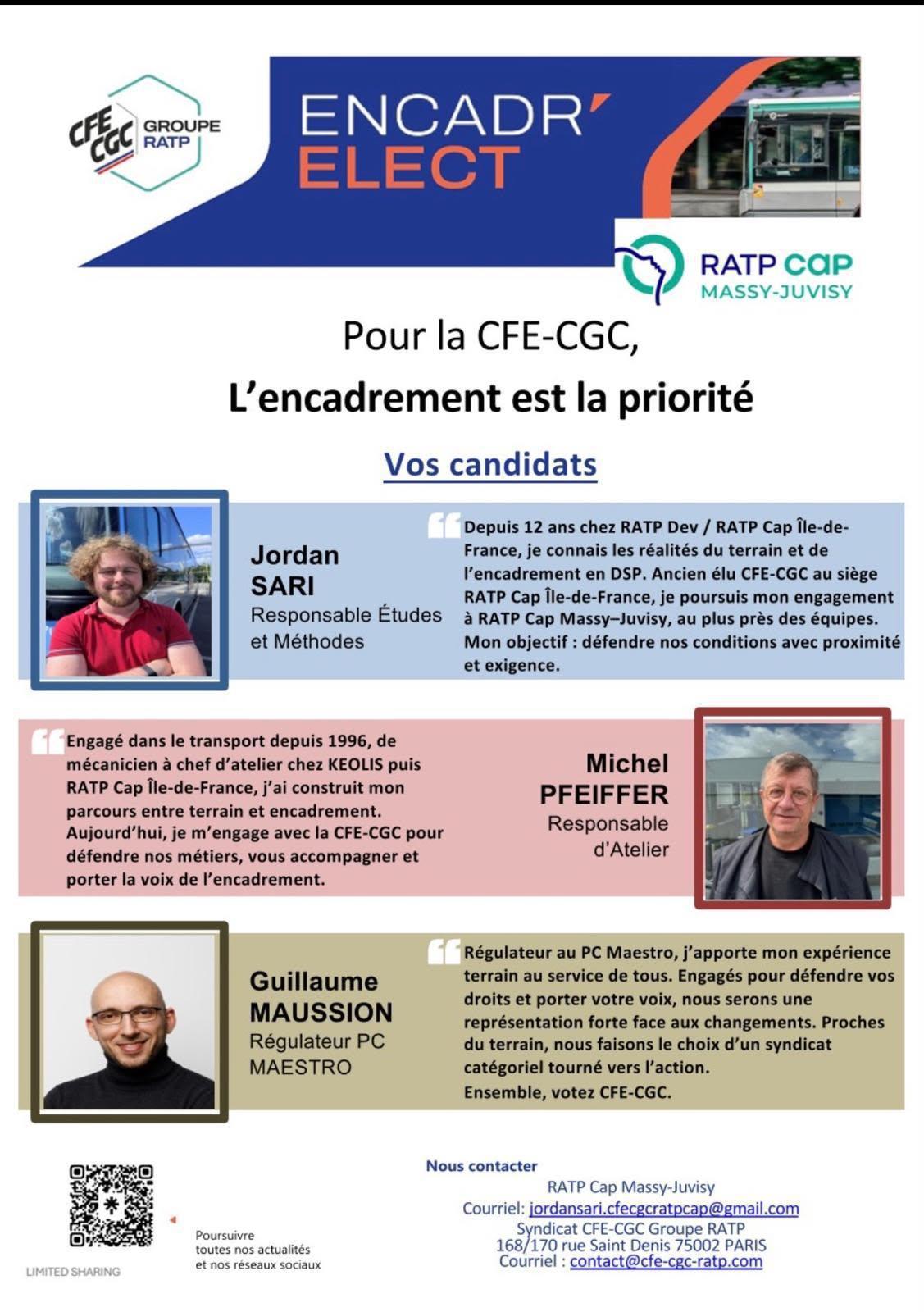 Élections professionnelles - DSP36 Massy-Juvisy