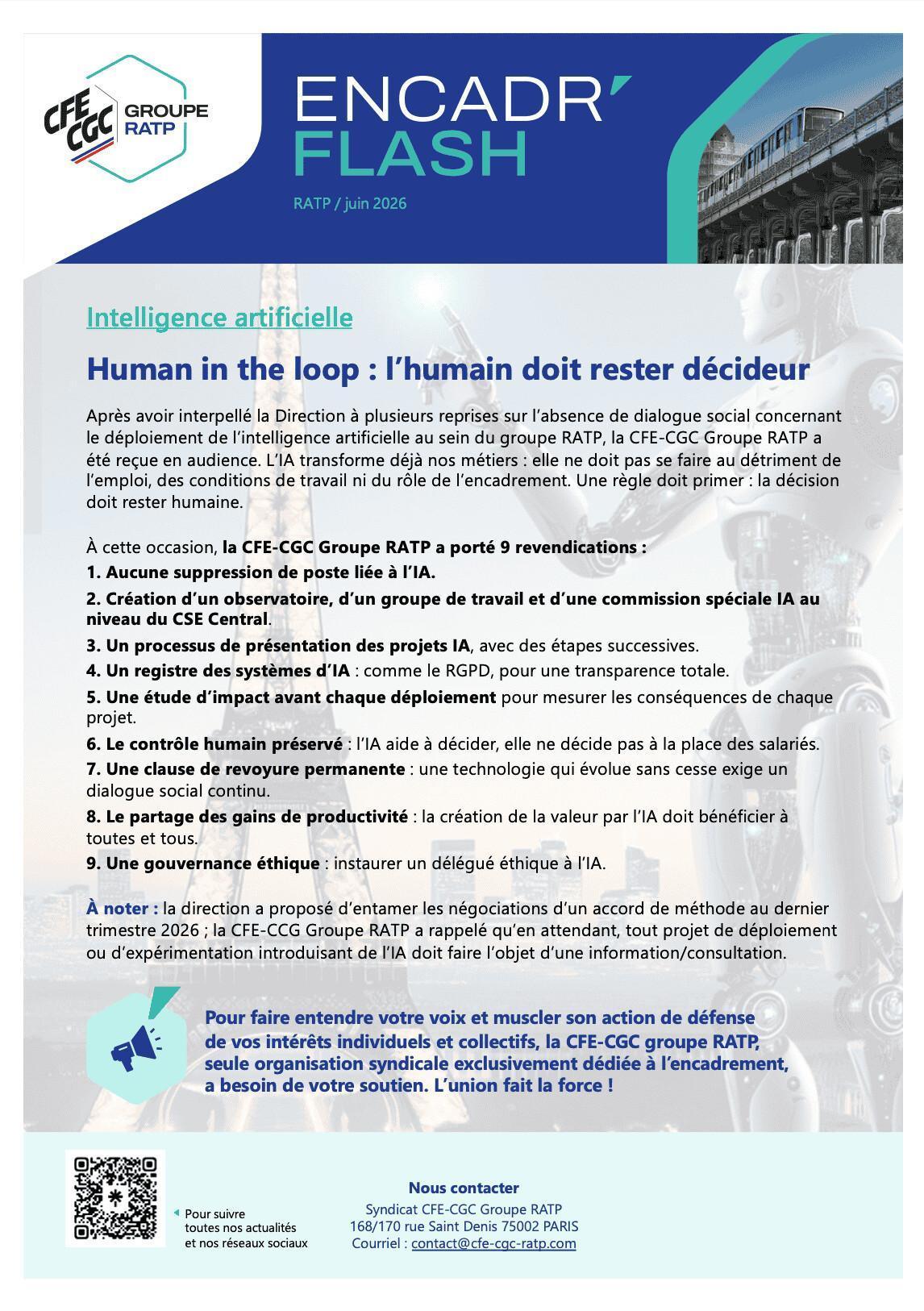 Intelligence artificielle : human in the loop