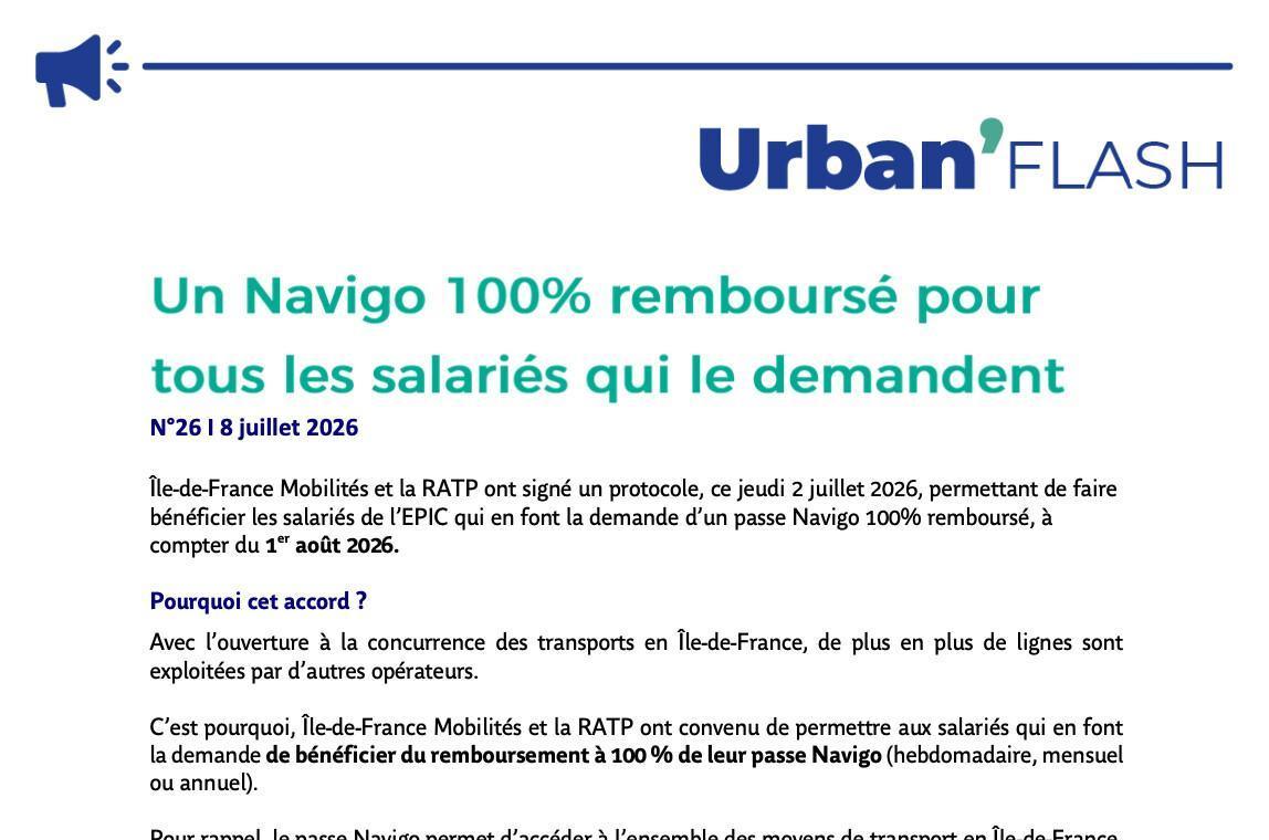Un Navigo 100% remboursé sur demande