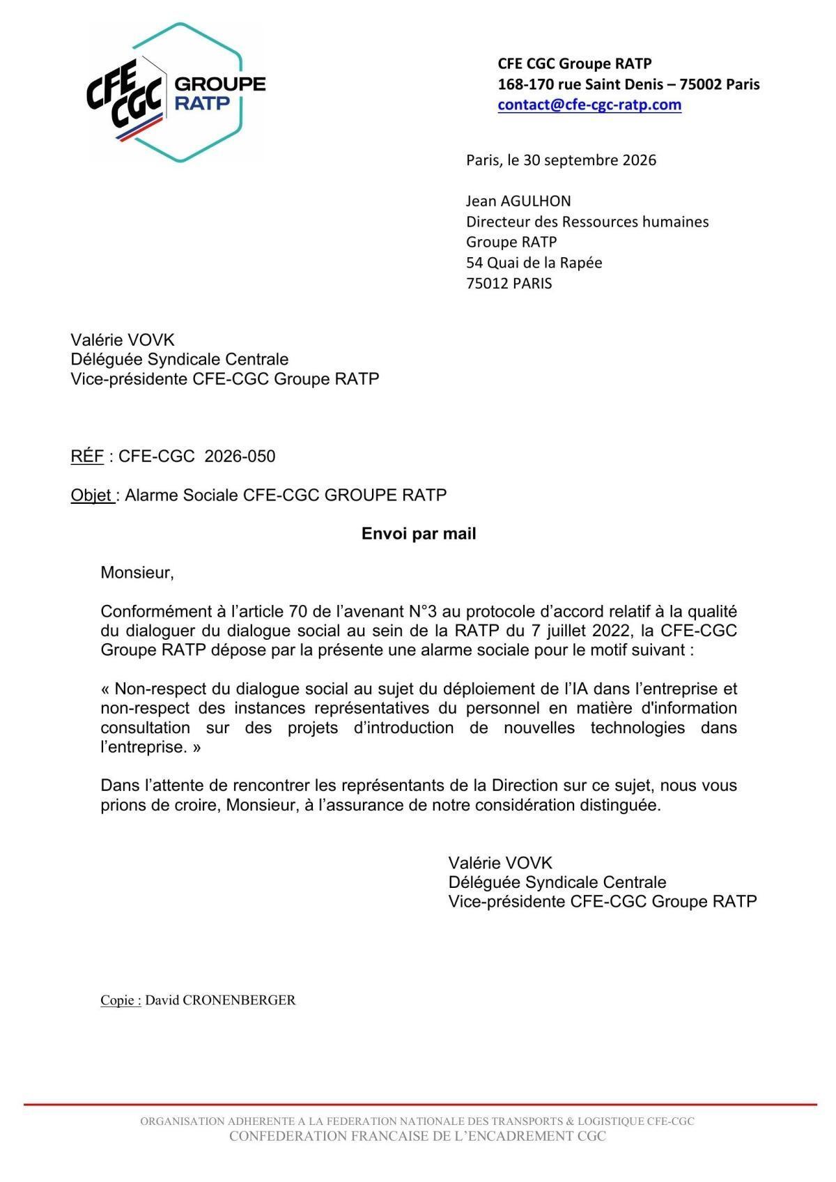 Alarme sociale IA