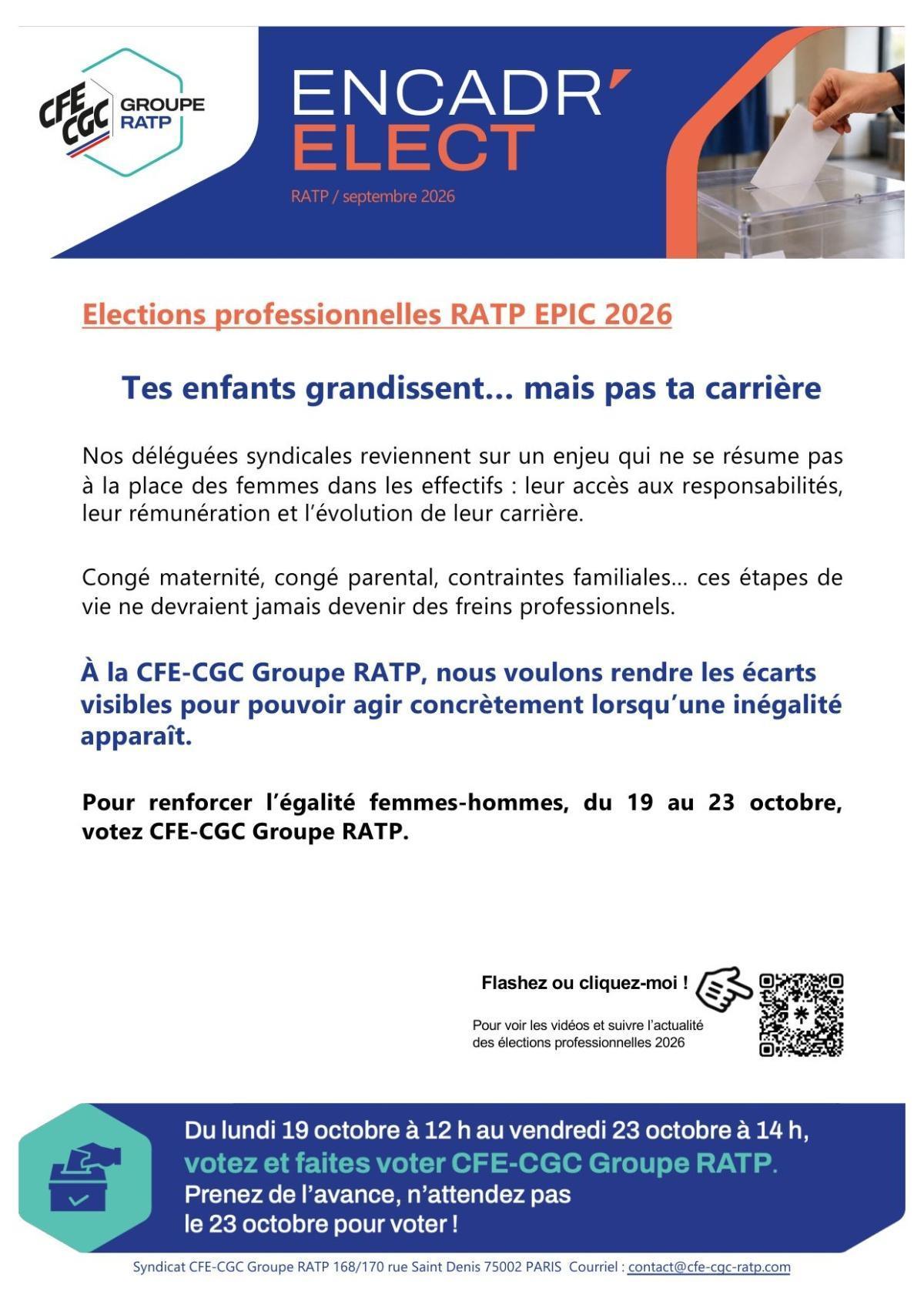 Tes enfants grandissent… mais pas ta carrière