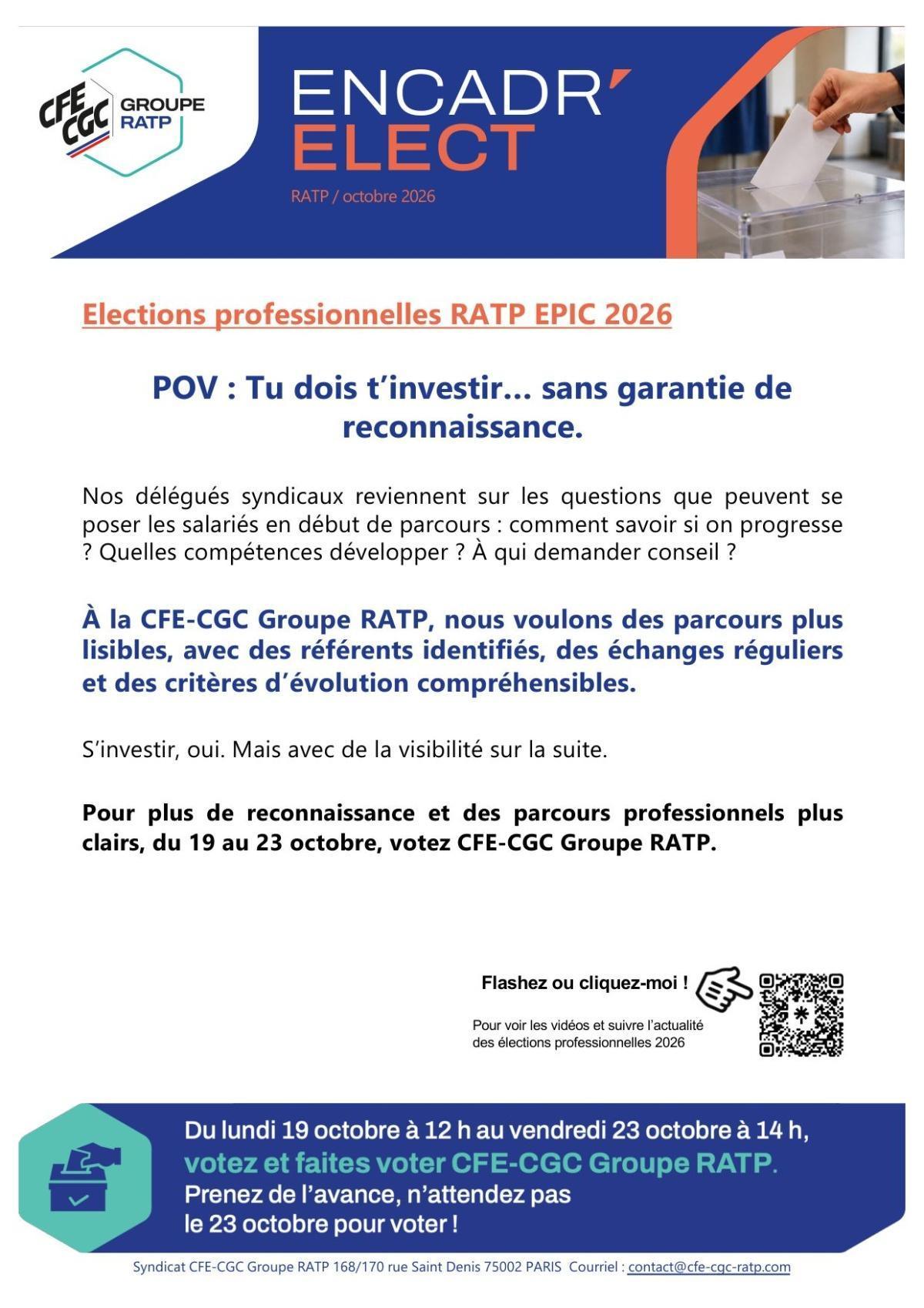 POV : Tu dois t’investir… sans garantie de reconnaissance.