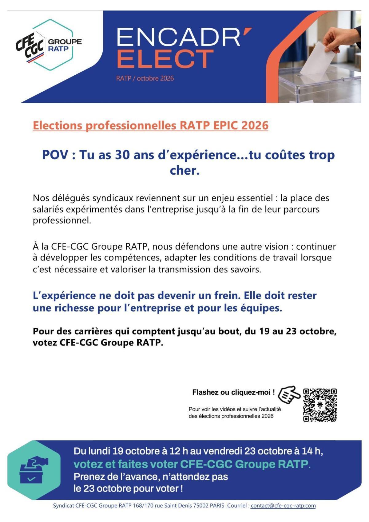 POV : Tu as 30 ans d’expérience…tu coûtes trop cher.