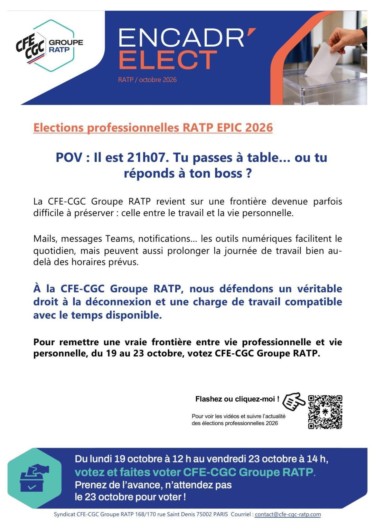 POV : Il est 21h07. Tu passes à table… ou tu réponds à ton boss ?