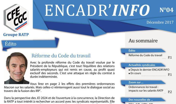 Encadr'INFO n°4