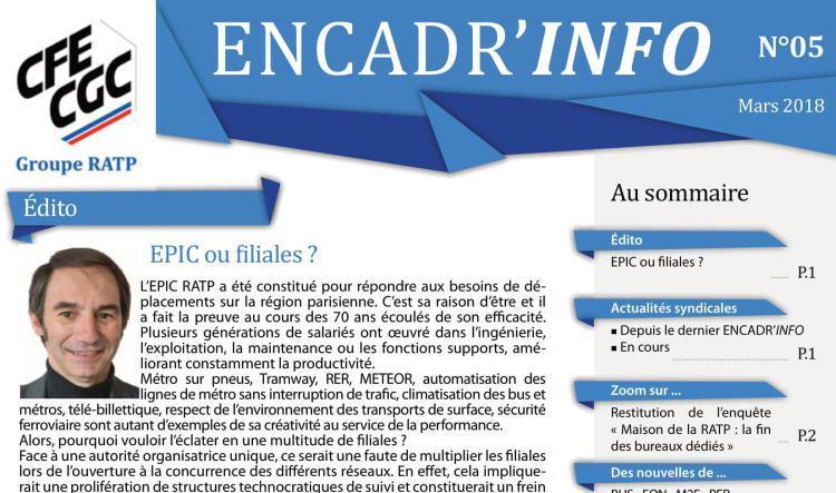 Encadr'INFO n°5