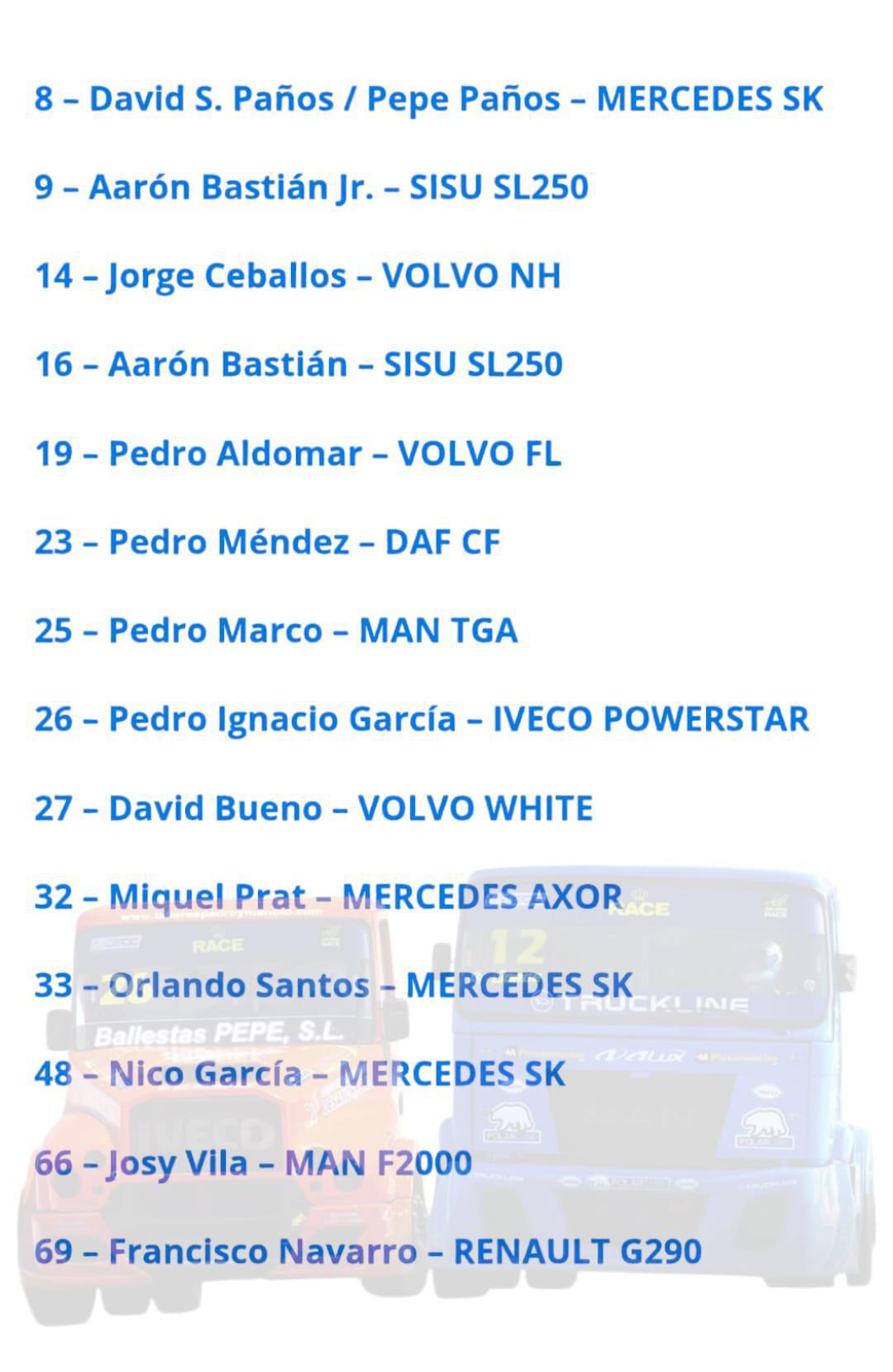 Carrera de Camiones , Campeonato de España