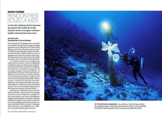 © National Geographic mai 2011 - Photos Laurent Ballesta
